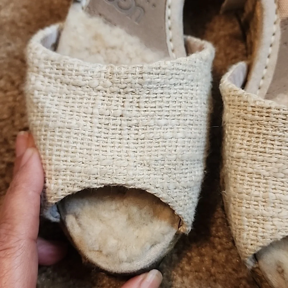 UGG Delmar Espadrilles Jute Wedge Sandals